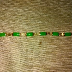 Green Jade bracelet.